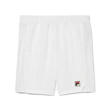 Fila Whiteline Knit Shorts Wimbledon (Mens) - White
