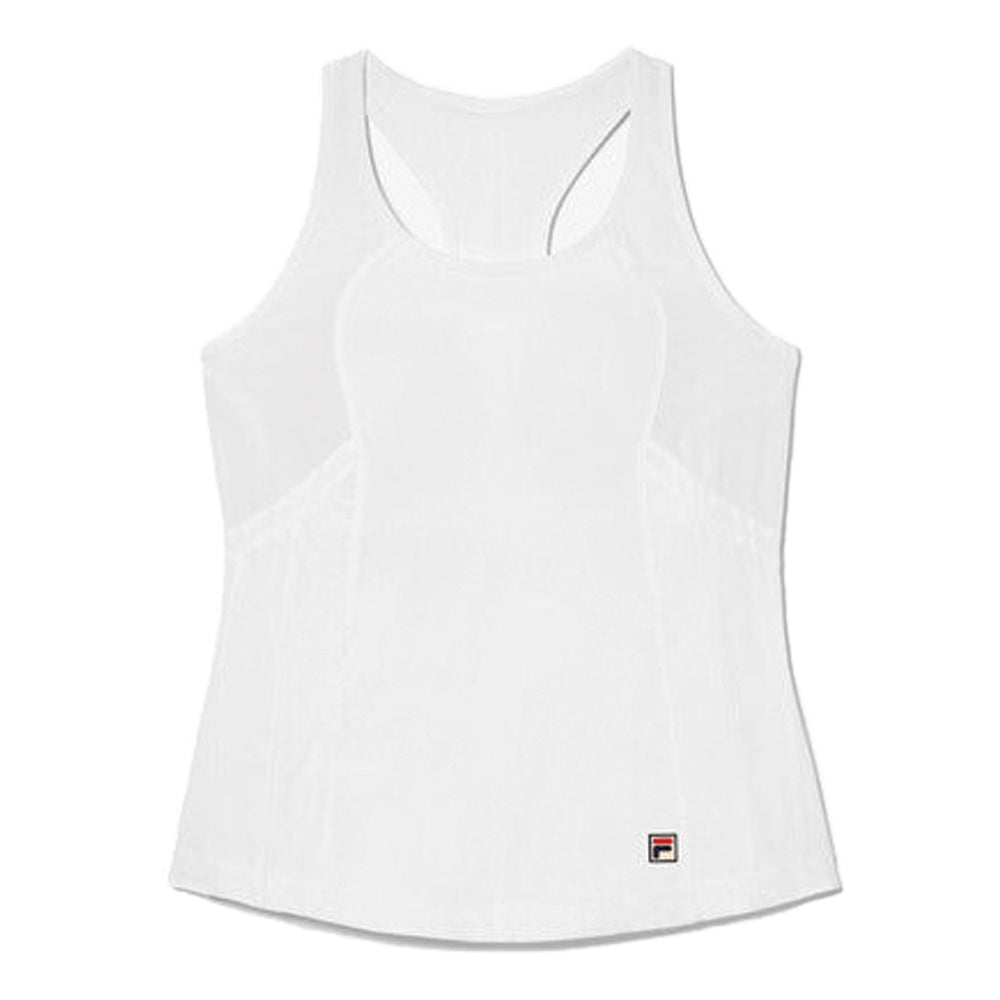 Fila Whiteline Racerback Tank Wimbledon (Ladies) - White