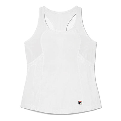 Fila Whiteline Racerback Tank Wimbledon (Ladies) - White