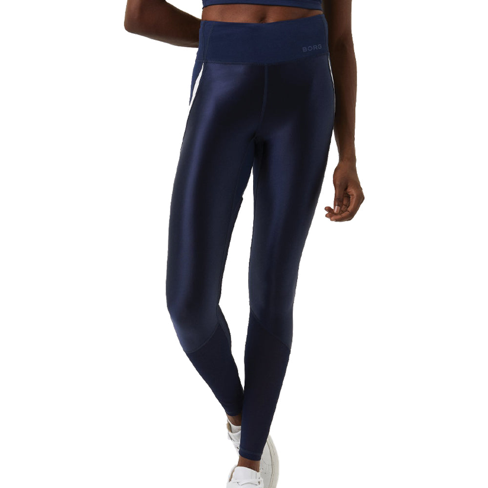 Bjorn Borg High Waist Swipe Tights (Ladies) - Navy