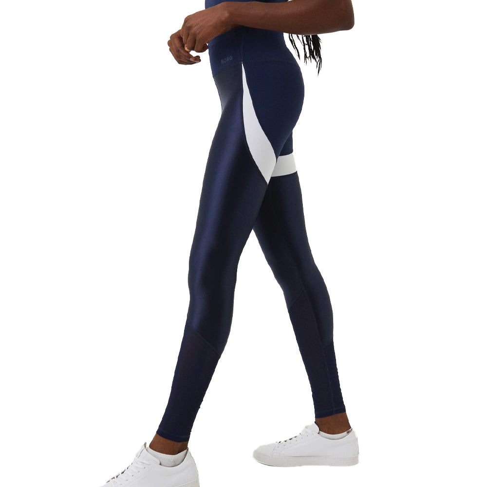 Bjorn Borg High Waist Swipe Tights (Ladies) - Navy