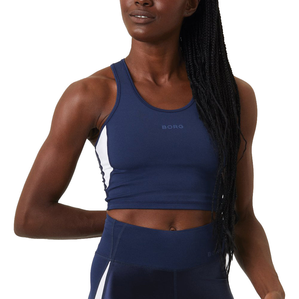 Bjorn Borg Crop Tank (Ladies) - Navy