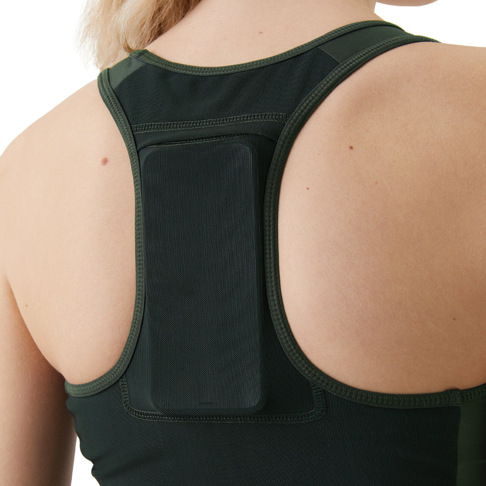 Bjorn Borg (Ladies) Crop Tank - Deep Forest