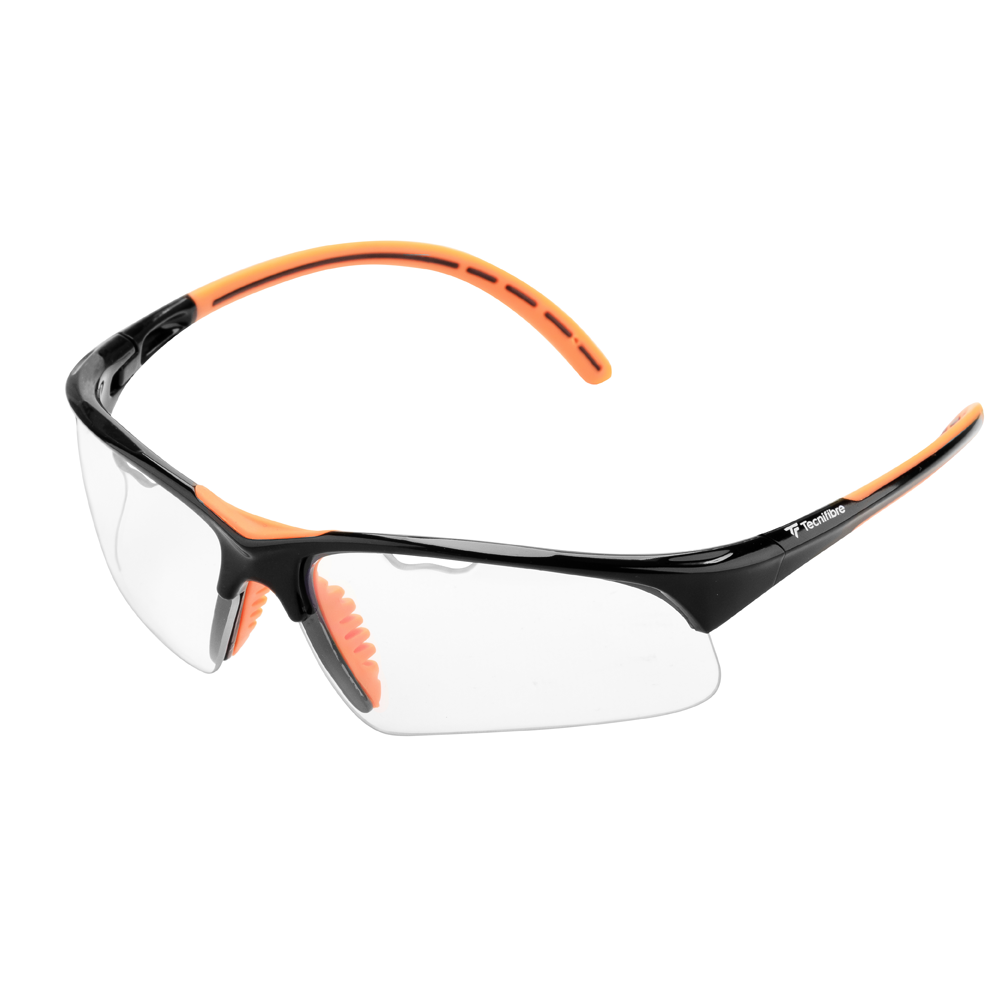 Tecnifibre Eye Protection Glasses - Black/Orange