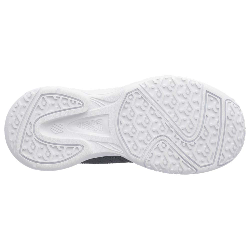 K-Swiss Court Express Omni Tennis Shoes (Junior) - Dark Shadow/White/Swedish Blue