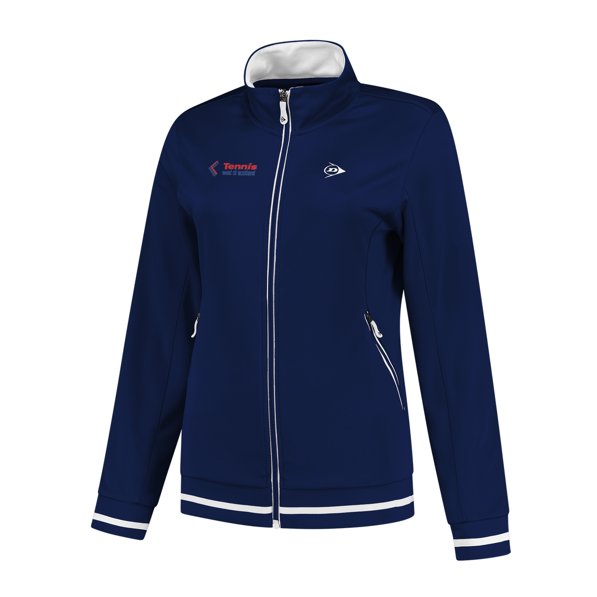 Dunlop West of Scotland Club Knitted Jacket (Girls) - Navy
