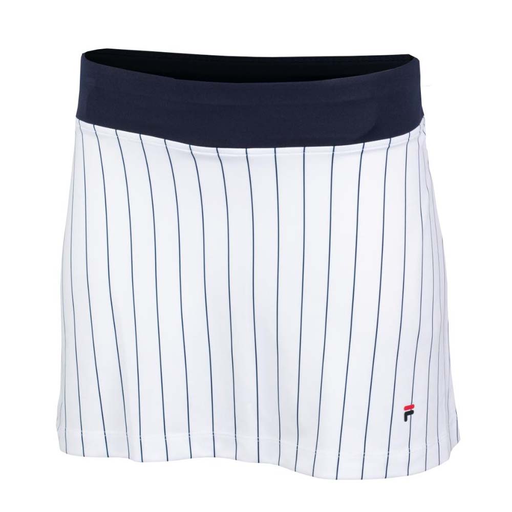 Fila Heritage Anna Pin Stripe Tennis Skort (Ladies) - White