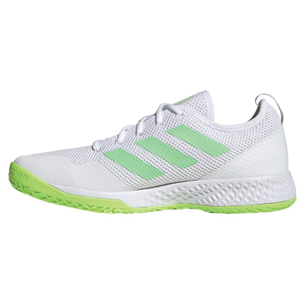 adidas Court Flash Tennis Shoes (Mens) - Cloud White/Core Black
