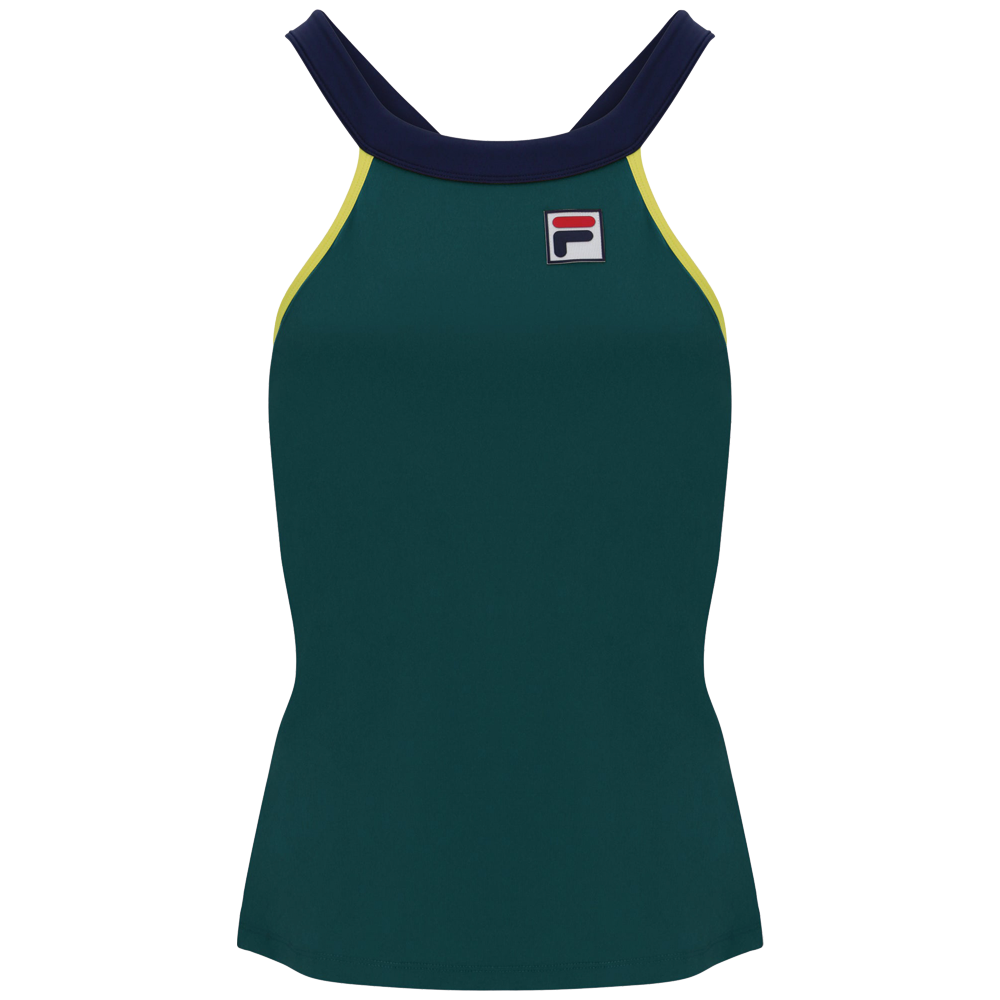 Fila Heritage Halter Tennis Tank Top (Ladies) - Deep Teal