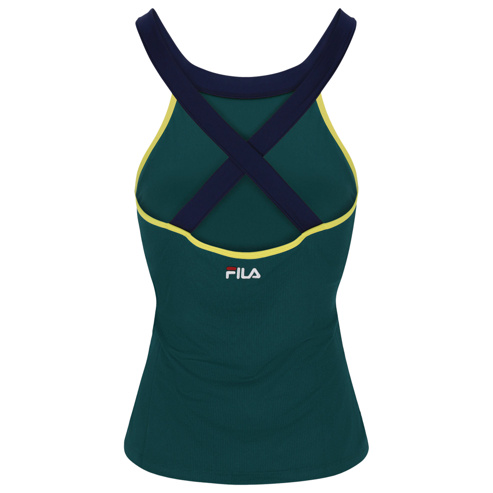 Fila Heritage Halter Tennis Tank Top (Ladies) - Deep Teal