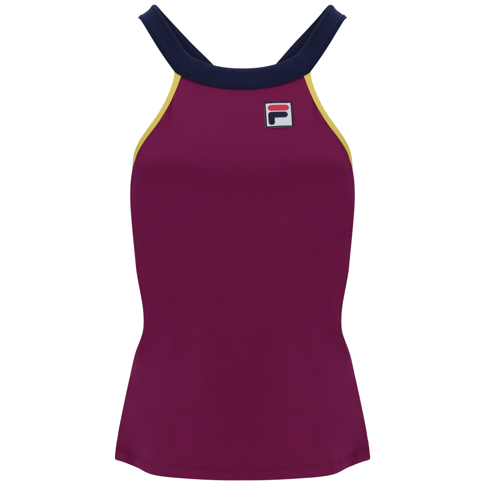 Fila Heritage Halter Tennis Tank Top (Ladies) - Magenta/Purple