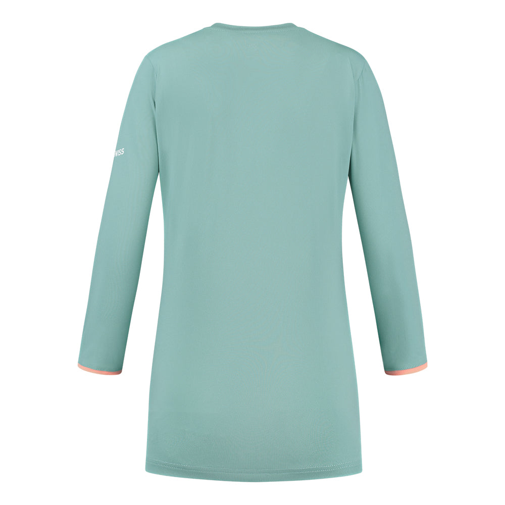 K-Swiss TAC Hypercourt Long Sleeve 3 (Ladies) - Nile Blue