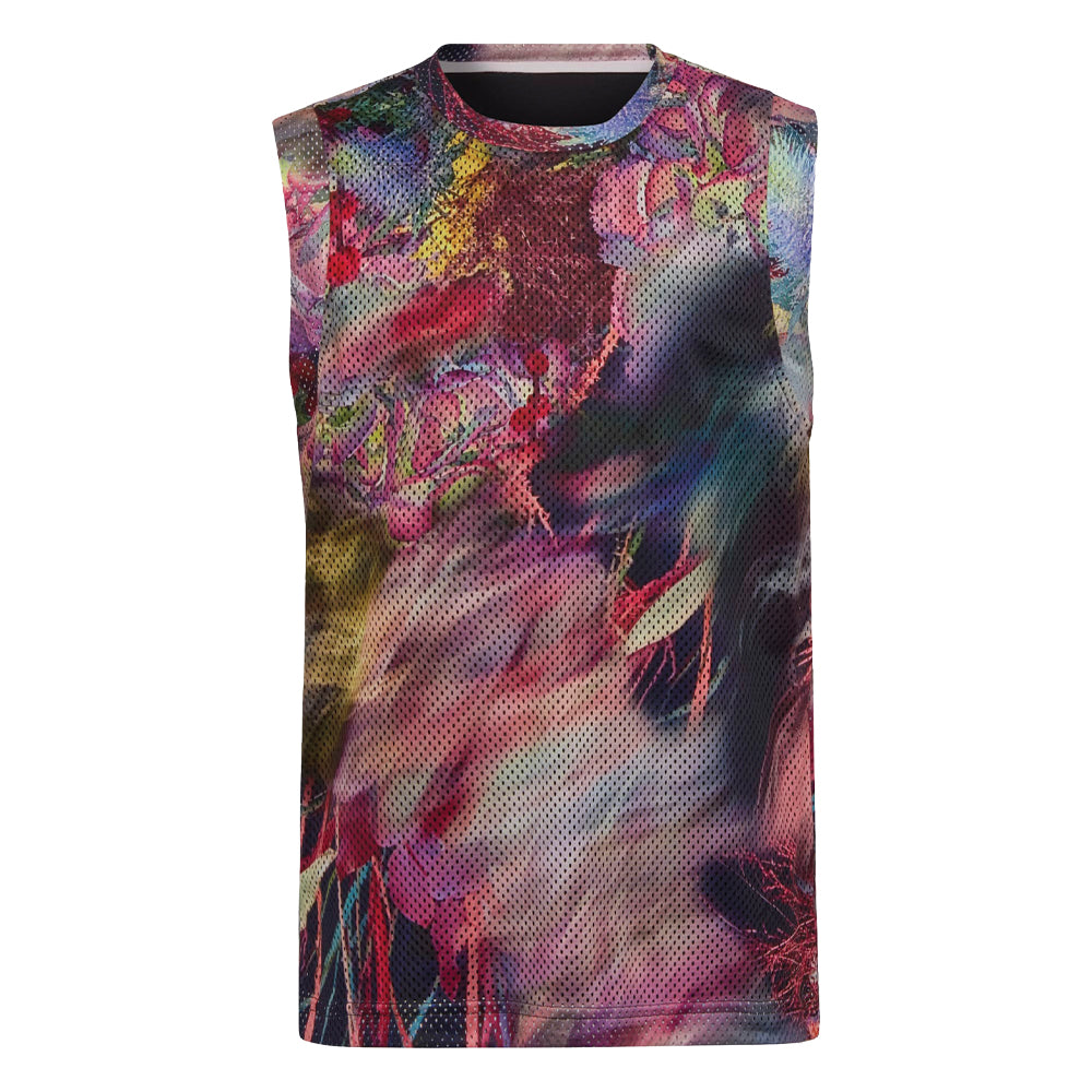 adidas Melbourne Tank (Girls) - Multicolour/Black