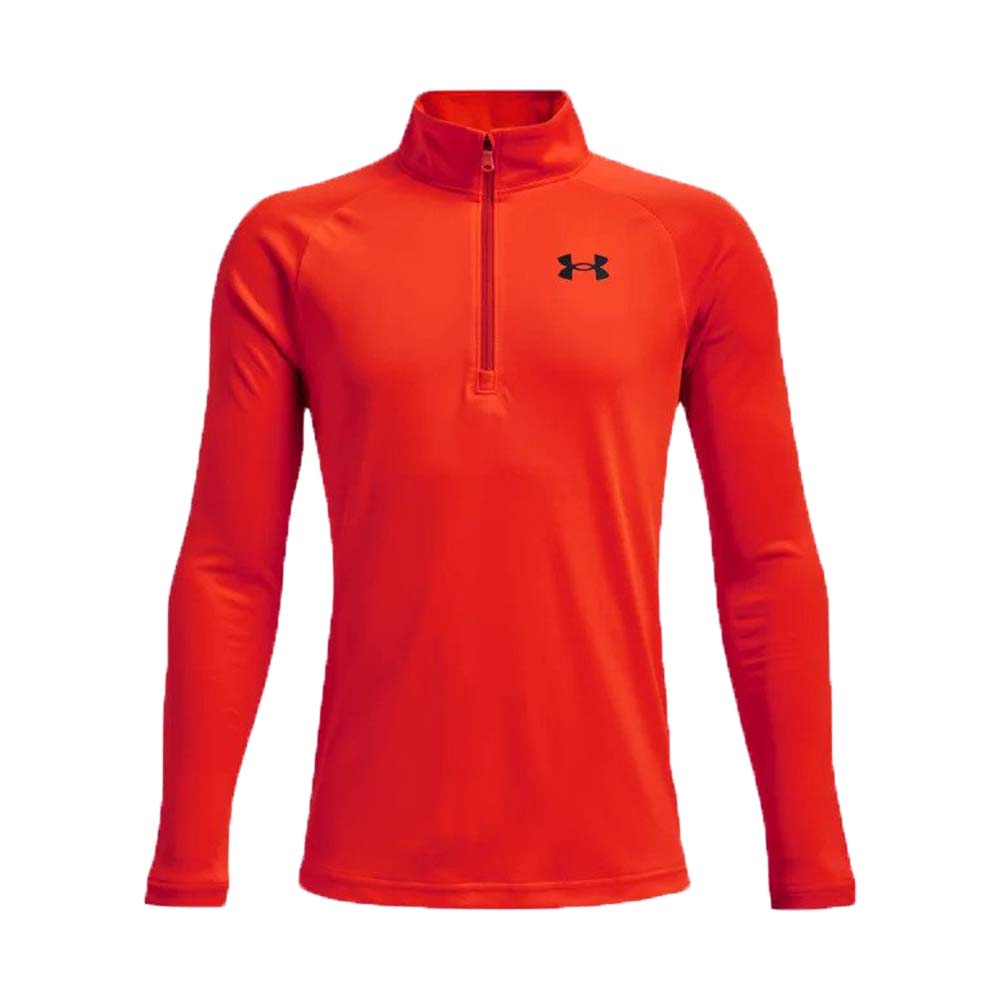 Under Armour Tech 2.0 1/2 Zip (Boys) - Phoenix Fire