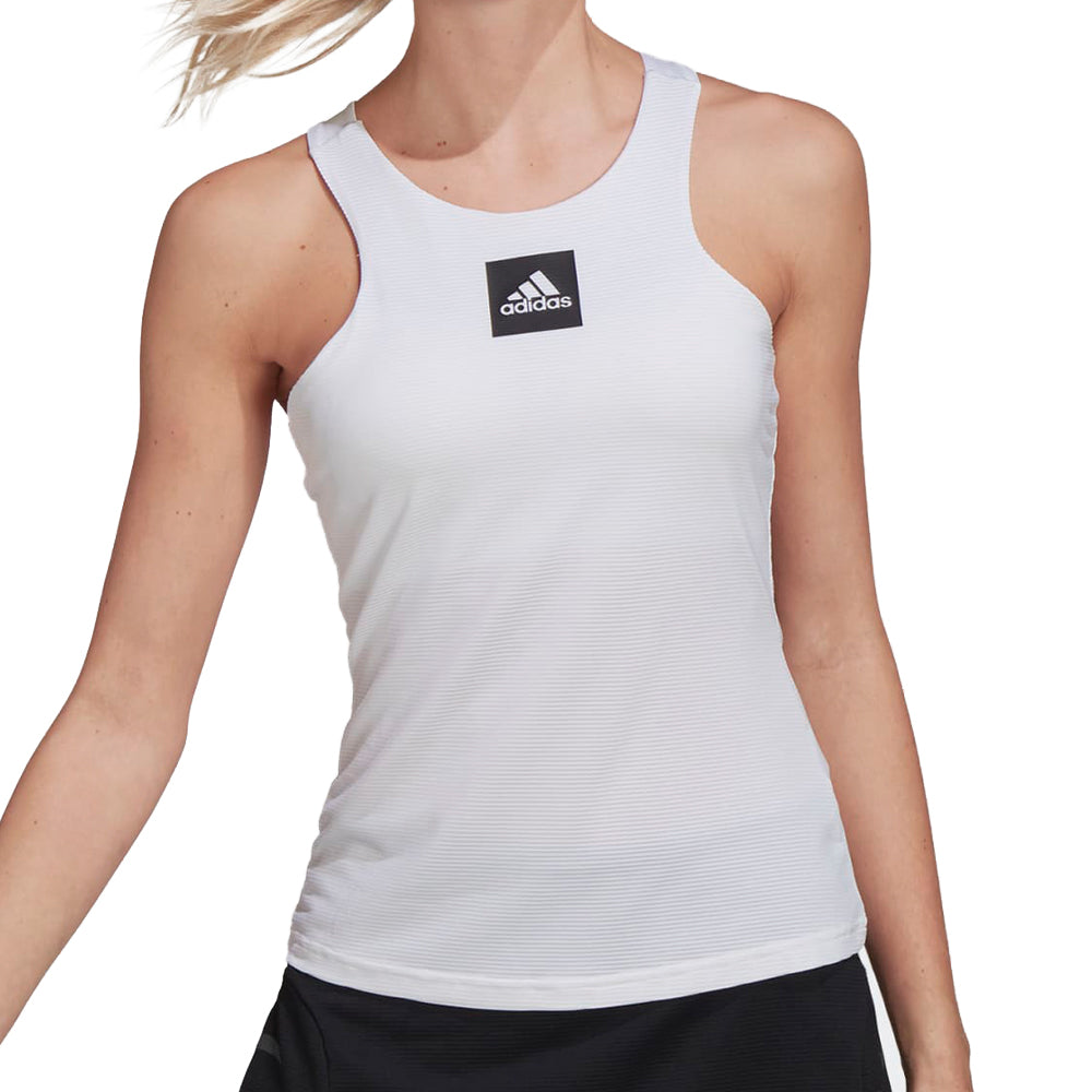 adidas (Ladies) Paris Y-Tank - White