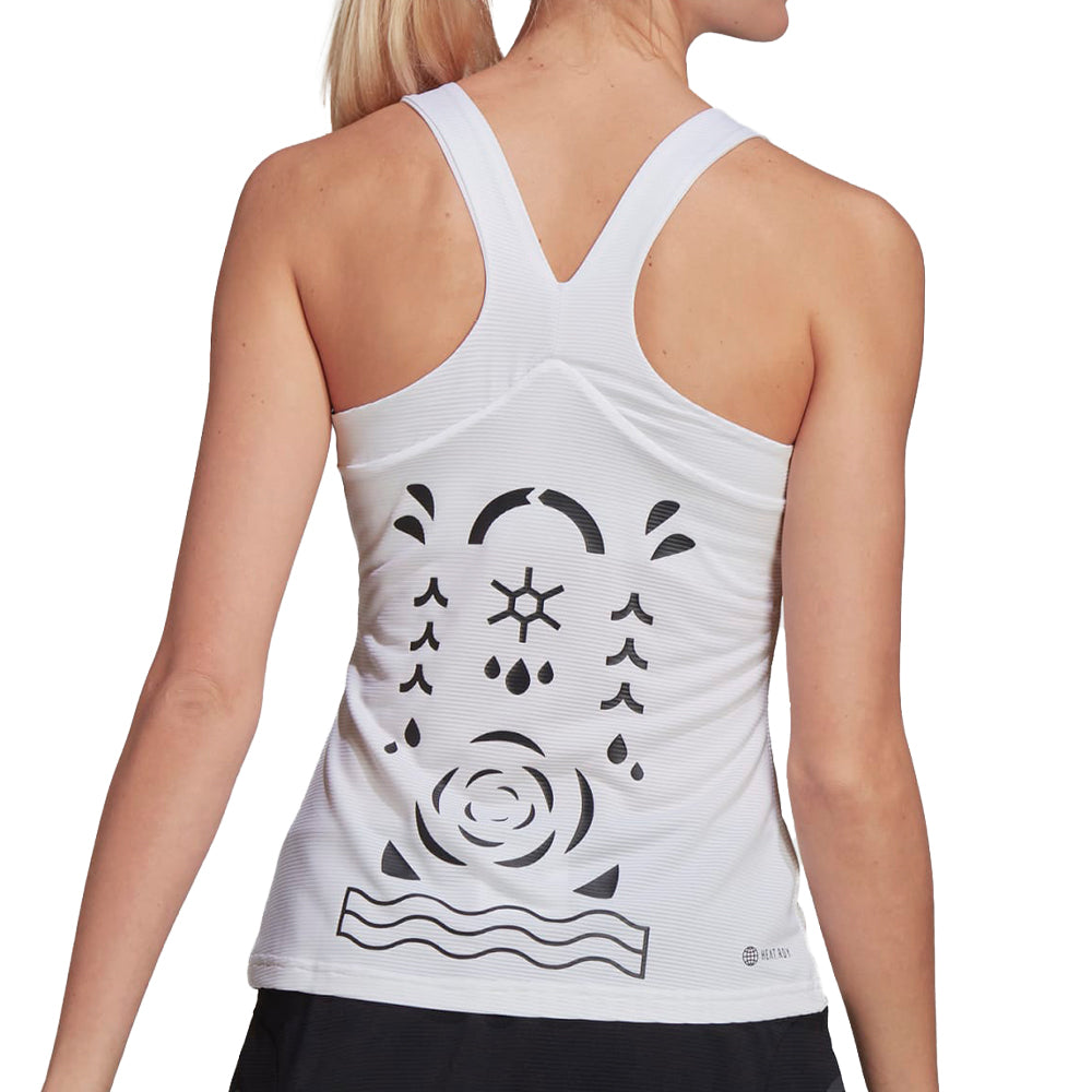 adidas (Ladies) Paris Y-Tank - White