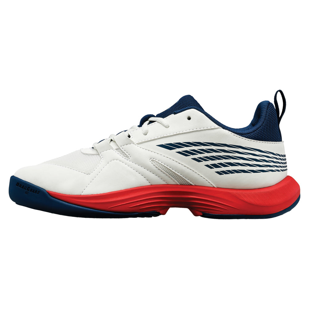 K-Swiss Speedtrac Tennis Shoes (Boys) - Blanc/Blue Opal/Lollipop
