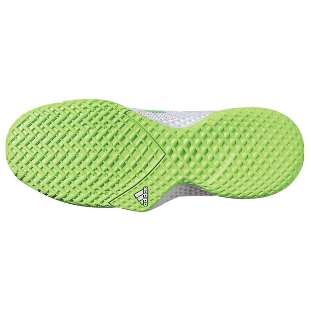 adidas Court Flash Tennis Shoes (Mens) - Cloud White/Core Black