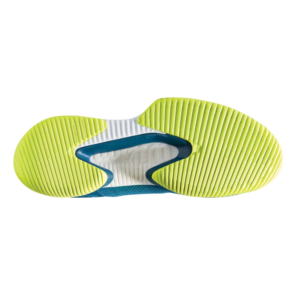 Wilson Kaos Swift Tennis Shoe (Mens) - Lyons Blue/Majolica Blue/Safety Yellow