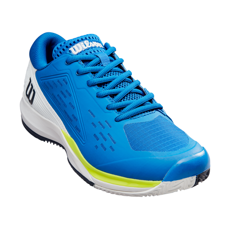 Wilson Pro Rush Ace Clay Tennis Shoes (Mens) - Lapis Blue/White/Yellow