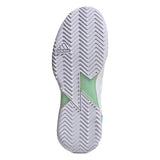 adidas Adizero Ubersonic 4 Tennis Shoes (Ladies) - Cloud White/Violet Fusion/Silver Metallic