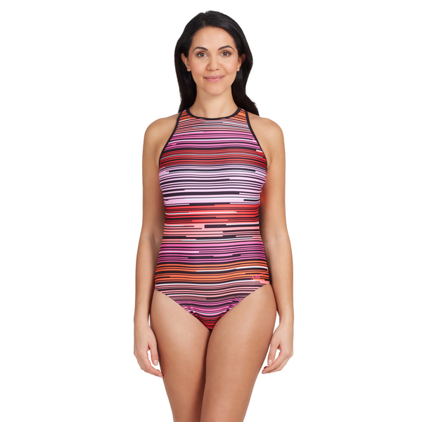 Swimming Costume Zoggs Hi Front Cross Back Women - Morocco