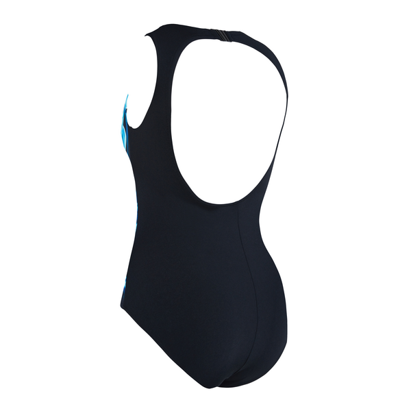 Swimming Costume Zoggs Hi Front Women - Ocean Smoke