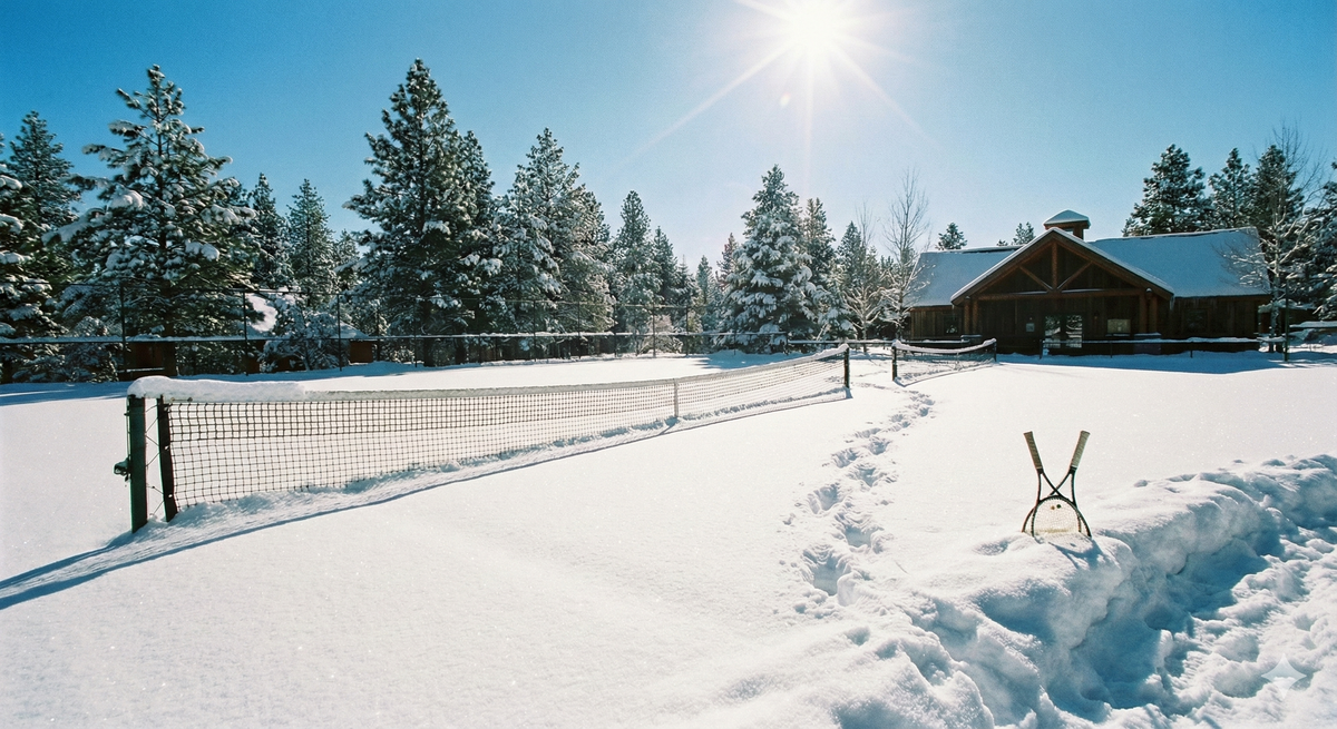 Tennis Racket Snow String Sports Blog - Top Tips for Playing Tennis in Winter ...