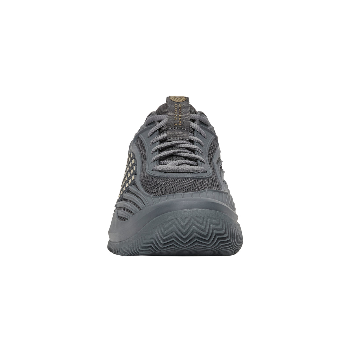 K-Swiss Hypercourt Express 3 Clay Court Tennis Shoe (Mens) - White Cap Grey/Pale Khaki/Turbulence