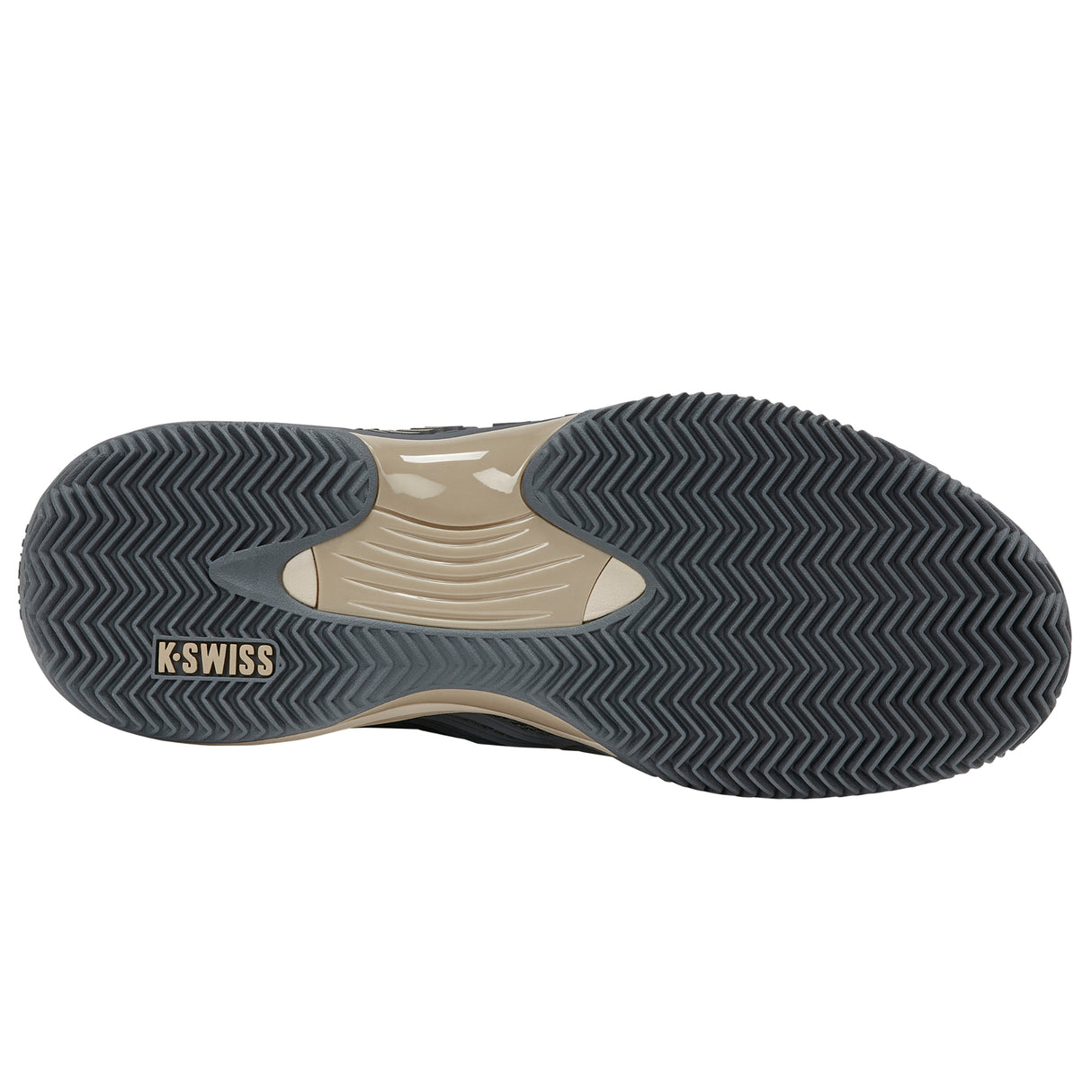 K-Swiss Hypercourt Express 3 Clay Court Tennis Shoe (Mens) - White Cap Grey/Pale Khaki/Turbulence