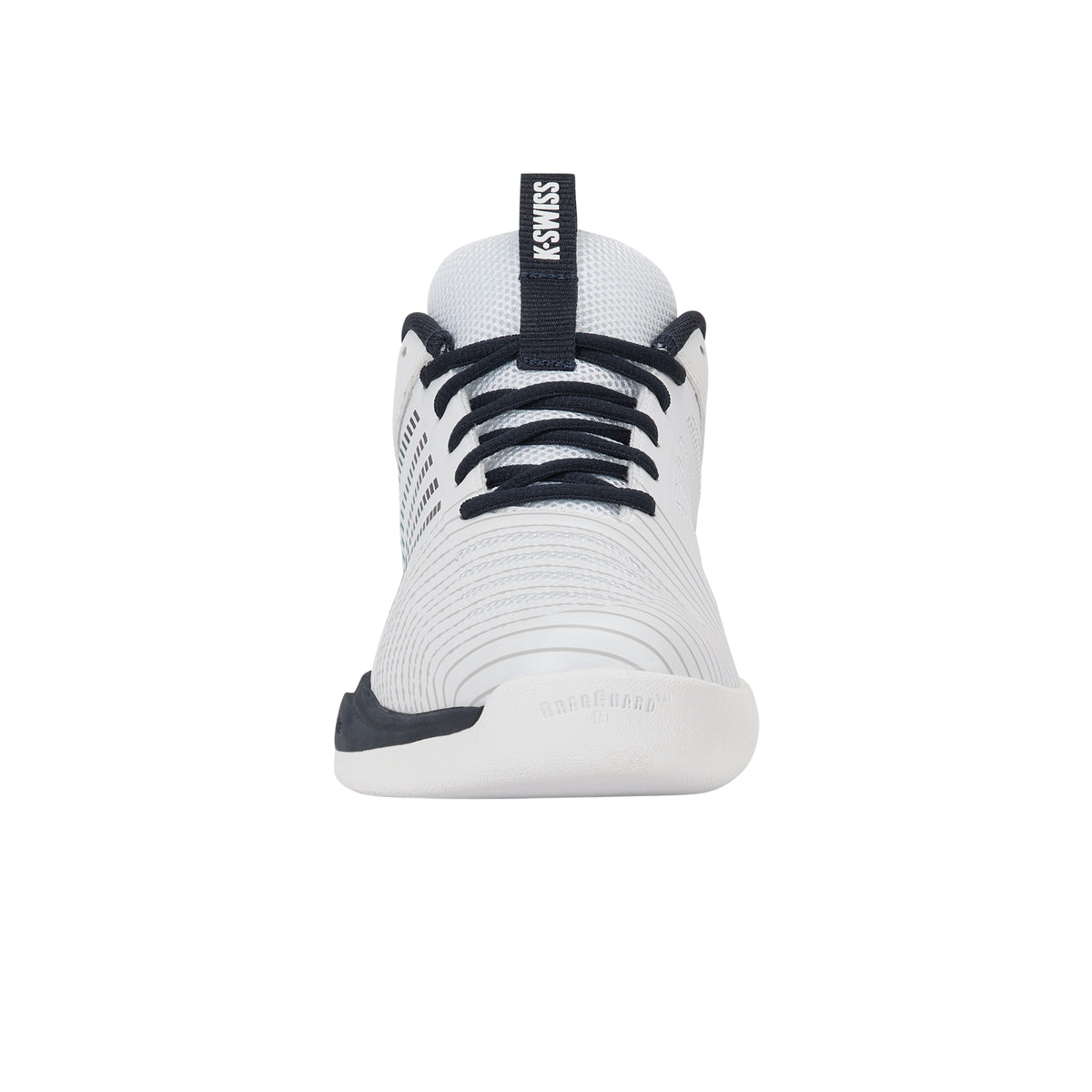 K-Swiss Ultrashot Light Carpet Tennis Shoe (Mens) - White/Carbon/Baltic