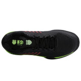 K-Swiss Hypercourt Express 2 Clay Court Tennis Shoe (Mens) - Black/Soft Neon Green/Neon Lava