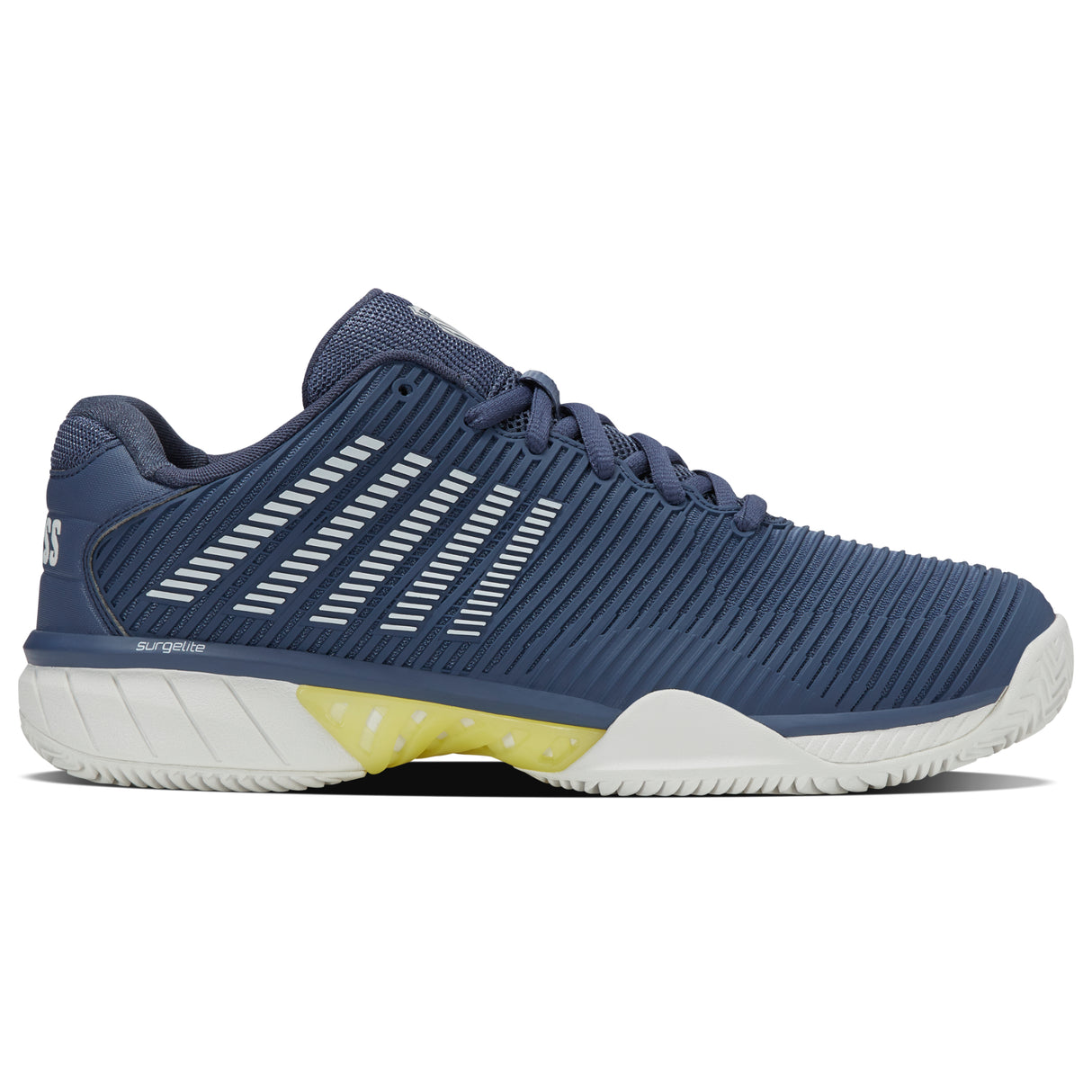 K-Swiss Hypercourt Express 2 Clay Court Tennis Shoe (Mens) - Vintage Indigo/Blanc De Blanc/Luminary Green