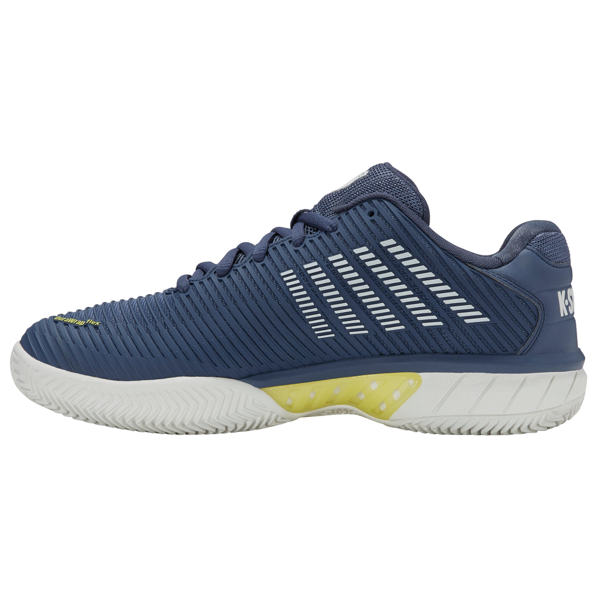 K-Swiss Hypercourt Express 2 Clay Court Tennis Shoe (Mens) - Vintage Indigo/Blanc De Blanc/Luminary Green