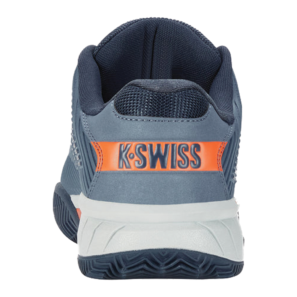 K-Swiss Hypercourt Express 2 HB Tennis Shoes (Mens) - WINDWARD BLUE/ORION BLUE/SCARLET IBIS