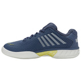 K-Swiss Hypercourt Express 2 Carpet Court Tennis Shoe (Mens) - Vintage Indigo/Blanc De Blanc/Luminary Green
