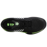K-Swiss Express Light 3 Tennis Shoe (Mens) - Black/Soft Neon Green