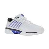 K-Swiss Express Light 3 All Court Tennis Shoe (Mens) - White/Dazzling Blue/Black