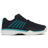 K-Swiss Express Light 3 Carpet Tennis Shoe (Mens) - Carbon/Blanc de Blanc/Baltic
