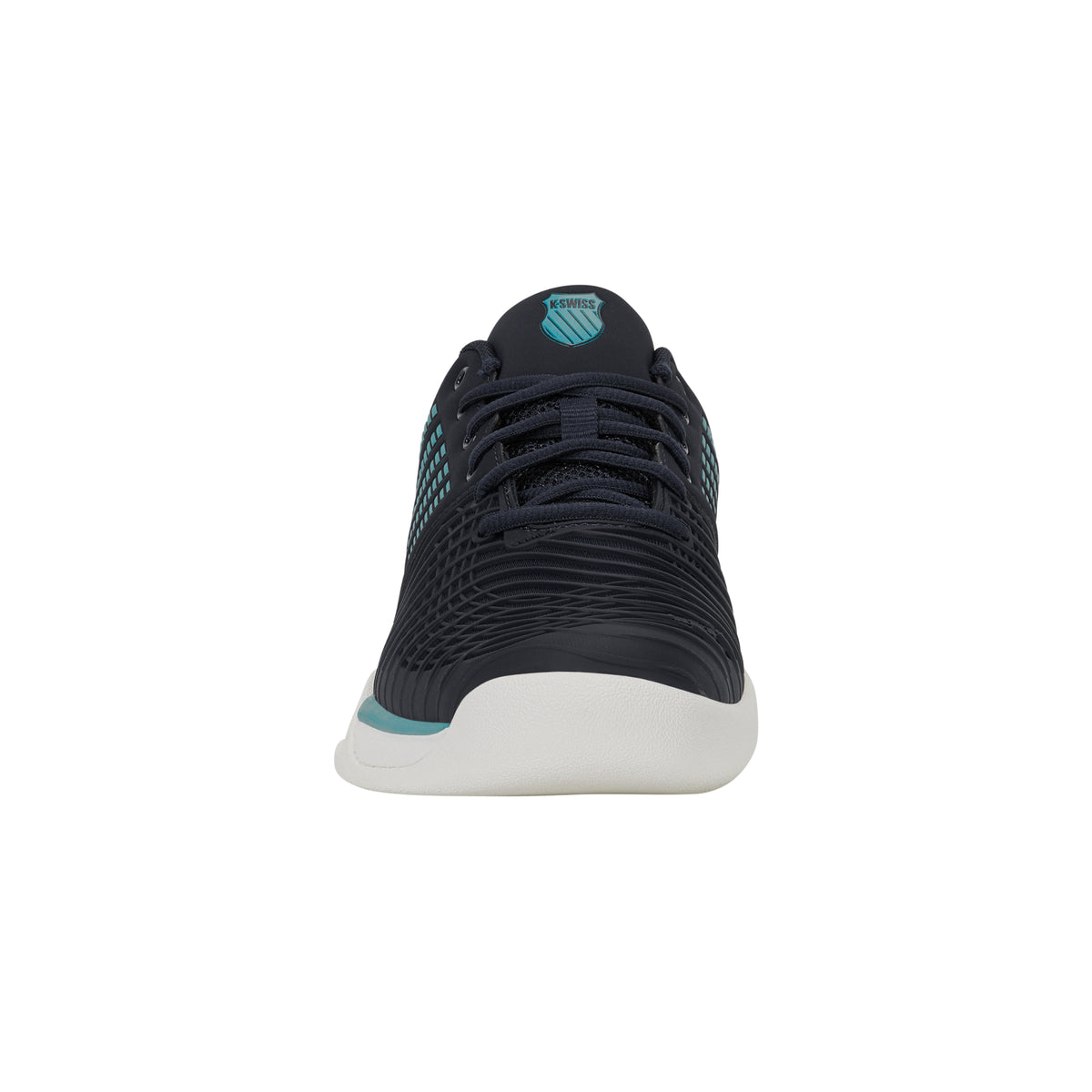 K-Swiss Express Light 3 Carpet Tennis Shoe (Mens) - Carbon/Blanc de Blanc/Baltic