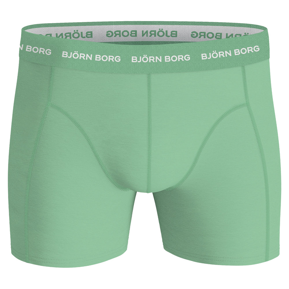 Bjorn Borg Cotton Stretch Boxer (3-pack) - Green/Grey