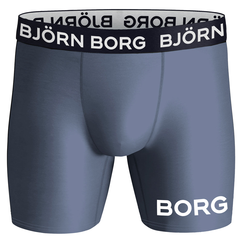 Bjorn Borg Performance Boxer (2-Pack) - Blue/Grey –