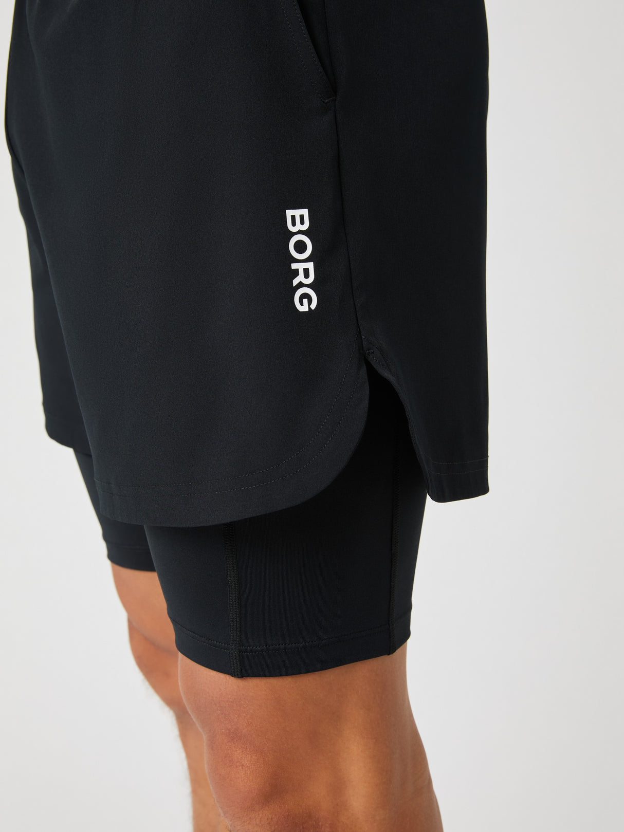 Bjorn Borg Borg 2 In 1 Shorts (Mens) - Black Beauty