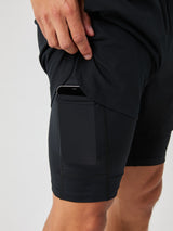 Bjorn Borg Borg 2 In 1 Shorts (Mens) - Black Beauty