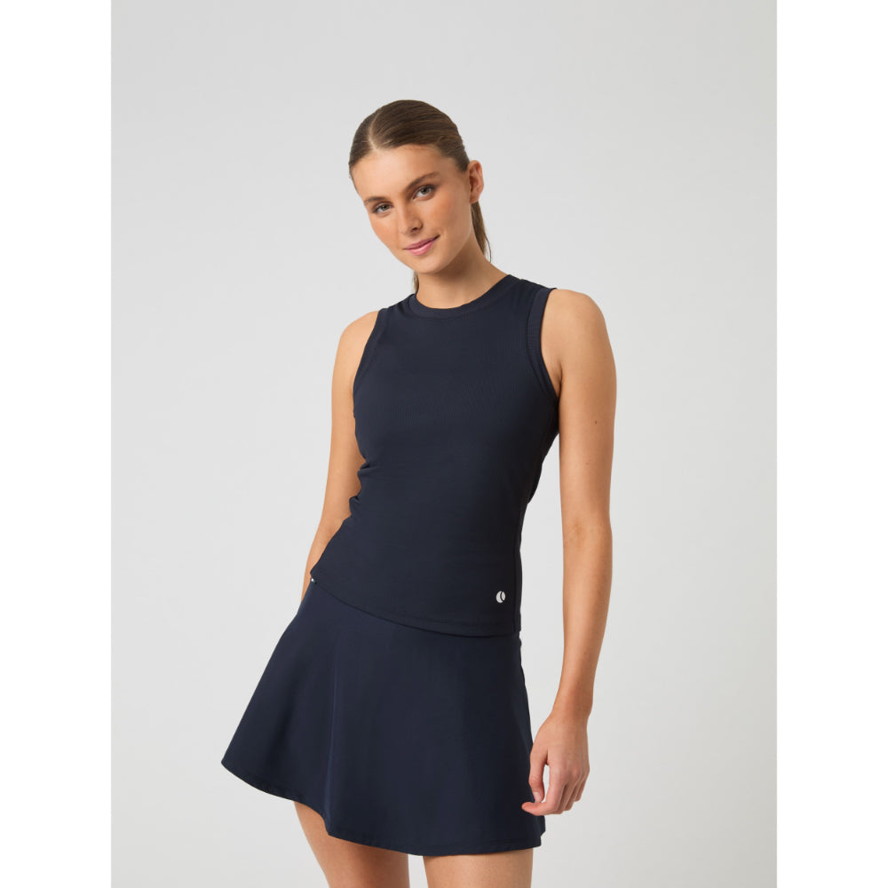Bjorn Borg Ace Pocket Ribbed Tank Top (Ladies) - Night Sky