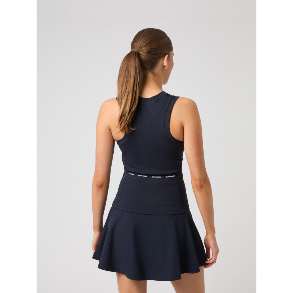Bjorn Borg Ace Pocket Ribbed Tank Top (Ladies) - Night Sky
