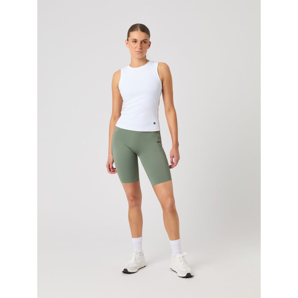 Bjorn Borg Ace Pocket Ribbed Tank Top (Ladies) - Brilliant White