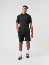 Bjorn Borg Borg Mock Neck T-Shirt (Mens) - Black Beauty