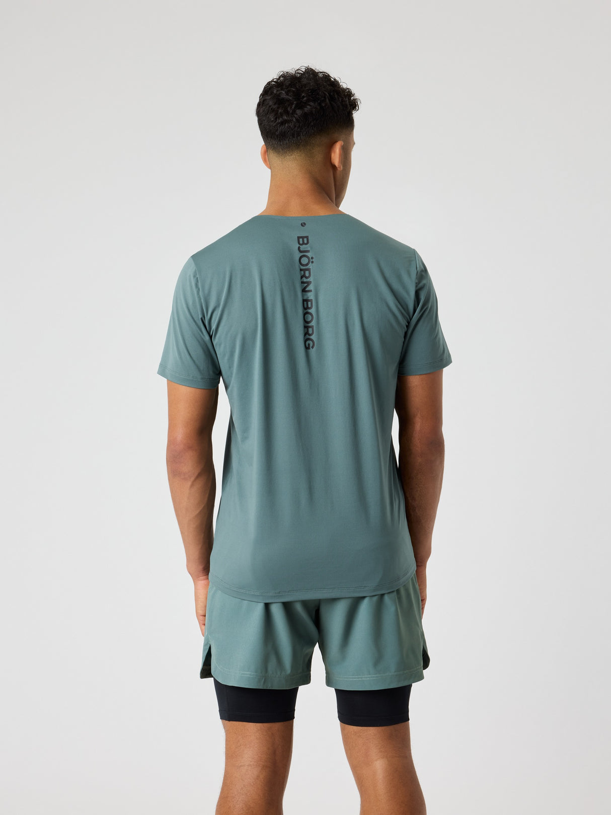 Bjorn Borg Borg Feather T-Shirt (Mens) - Balsam Green