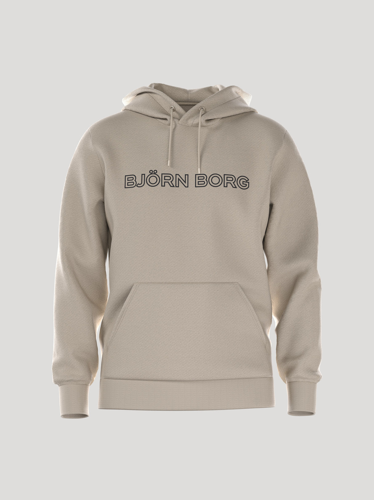 Bjorn Borg Borg Essential 3 Hoodie (Mens) - Feather Gray